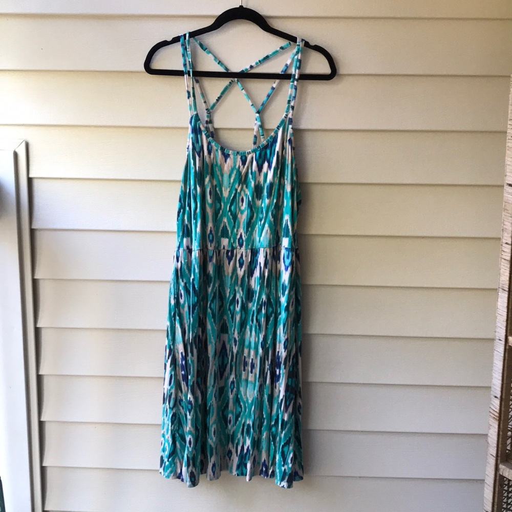 Cynthia Rowley Ikat Skater Dress - Plus Size: 1x